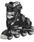Roller Derby V-tech 500 Mens Adjustable Inline Skates M6-9 Black white New