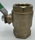 Zurn 112-850txl- 1-1 2  Full Port Bronze Ball Valve Tapped