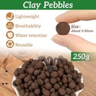 Rainflow Leca Clay Pebbles For Plants - 5mm-10mm Balls 5-10 Mm  Brown 