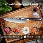 New 8 Inch Chopping Knife High Carbon Stainless Steel Chef s Knives With Box