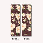 Daisy Flowers Illustrated Laminated Bookmark For Books  Gift For Bookworms