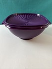 Tupperware Servalier Bowl 2 8l   11 75 Cups Bowl Eggplant Purple New 11 75