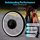 26 Inch Rear Wheel Electric Bicycle Conversion Kit 1000w E-bike Motor 48v W lcd