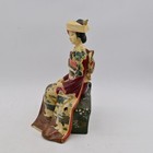 Vintage Hakata Urasaki Porcelain Lady Statue 20th Century