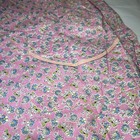Vintage Handmade Half Apron W  Pockets Cottagecore Country Cute Pink