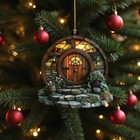 Hobbit Door Ornament Christmas House Miniature
