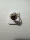 Vintage 10k White Gold Mason   s Lodge Masonic Ring Size 11  See Pics