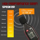 200w Pa Siren Horn Speaker  8 Ohms  Waterproof  For Emergency Vehicles