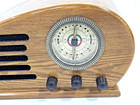 Vintage Crosley Cr39 Teardrop Am fm Radio Collector s Edition Wood Retro Works