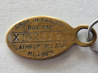 Vintage Ford Original Key Chain Fob Drop In Mailbox Lathrup Village Mi Postage