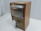 Vintage Victor Baby Grand 1 Cent Gumball Vending Machine Wooden Missing Top Part