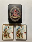 Anheuser-busch Budweiser Classic Playing Cards In Tin Box - 2 Decks - Sealed New