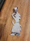 Navajo   Floyd Becenti Kachina Dancer Pendant Sterling Silver  28 30gr