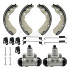 Rear Front Brake Wheel Cylinders W shoes For Kawasaki Kaf400 Mule 600 610 Sx