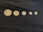 Set Of 7 Egypt Coins Lot 1916-1917-sterling Silver  833  Hussein Kamel-piastres 