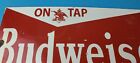 Vintage Budweiser Sign - Beer Adult Beverage Anheuser Busch Porcelain Sign