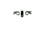 500 Pack 3 4  Black Nylon R-type Cable Clamp Uv Weather Resistant - Ships Today 