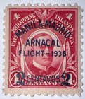 Travelstamps  1936 Manila-madrid Us Possession Philippines 2c On 4c Sc  c54 Mnh