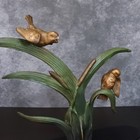 Antique Signed French Art Nouveau Bronze Bird Sculpture