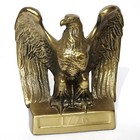 American Eagle Bookends Brass P m  Craftsman Independance 1776 Usa Vintage