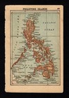 1902 Tiny Antique Philippine Islands Map Vintage Map Of The Philippines 3277