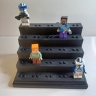 Lego Minifigure Display Stand Case 3d Printed Holds 25 Minifigs Mini Figure