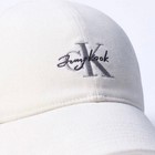 Calvin Klein By Bts Jungkook Baseball Cap White Jung Kook Ck Free Size New