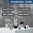 Pressure Washer Quick Connect Kit Stainless Steel M22 14mm To 3 8 Inch Quick 