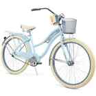 Huffy  Nel Lusso Classic Cruiser Bike With Perfect Fit Frame  Women s  Light Blu