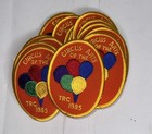 1985 Circus Arts Trc Embroidered Patches Lot Of 17 Vintage- Iron On