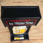  New Vintage Miller High Life Beer  Lighted Sign Welcome To Miller Time Mirror