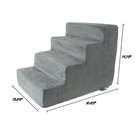 Pet Stairs Collection     Foam Pet Steps For Small Dogs Or Cats  Removable Cove   