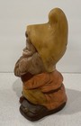 Vintage Ceramic Hand Painted Sitting Head In Hands Garden Gnome Elf 8 