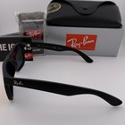 Ray Ban Justin Rb4165-622 6q Rubber Black 54mm Red Mirror Mens Sunglasses
