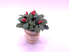 Christmas Holly House Plant Dollhouse Miniature 1 12 Scale - Fast Us Shipper
