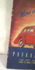 Vintage Packard For 1940 Car Brochure