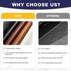 Besezx Leather Repair Patch Tape Kit vinyl 3 1 In X 60 In  Black