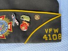 Vtg Veterans Of Foreign Wars - Vfw Hats caps With 10 Pins - Oregon Chapter  