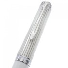 Pelikan Souveran Ballpoint Pen K605 Striped White Resin Writing Tool