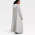 Hooded Throw Blanket Heathered Gray - The Hollister