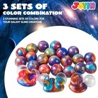 24 Pack Galaxy Slime Ball - Safe Stress Relief Toy For Kids