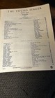 Vintage The Young Singer Book 1 Rb83 Tenor 1965 Richard D  Row Sheet Music Book