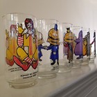 6 Unique Vintage 1977 Mcdonald s Character Collector Series 5 5  14 Oz  Glasses