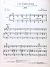 The Fight Song Sheet Music All American Ray Bolger Broadway Musical Flop 1962