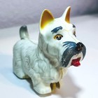 Kader Toy With Wheels Scottie Dog Collectible Nursery Decor Small Push Toy