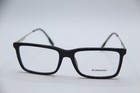 New Burberry B 2339 3001 Black Silver Authentic Designer Eyeglasses 55-17