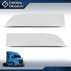 2pcs Stainless 8  Chopped Window Trim Fit For 2013  Kenworth T680 t880 
