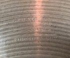 Audio Sample Paiste 602 18  Crash Ride Cymbal 60s 70s Vtg Pre-serial 1756 Grams