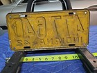 Vintage 1942 Indiana License Plate 477640 Antique 