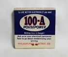 Vintage Feature Matchbook Abc Of Home Wiring 100-a Philadelphia Pa Advertising